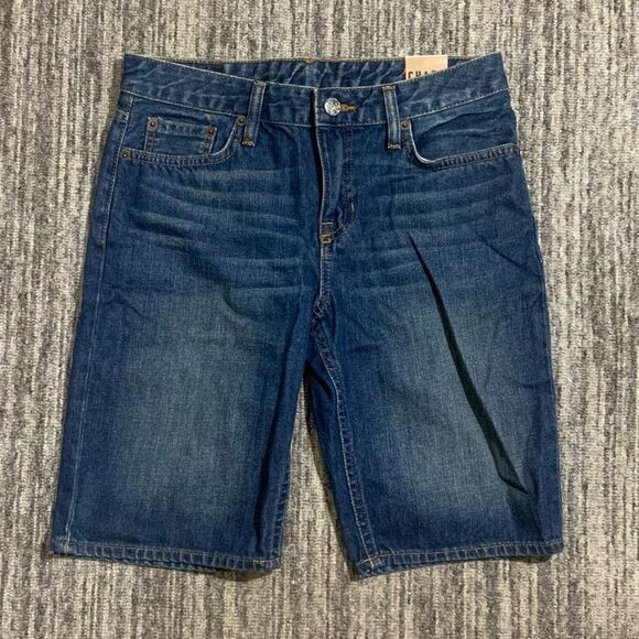 New‎ Chaps Denim Teen Boy Youth Size 14 Spring II Blue Jean Shorts Jorts Classic - Picture 1 of 8